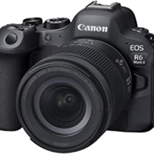 Canon EOS R6 Mark II Mirrorless Camera RF24-105mm F4-7.1 is STM Lens Kit, Full-Frame Hybrid Camera, 24.2 Megapixel CMOS Sensor, Photo and Video Capabilities, Black
